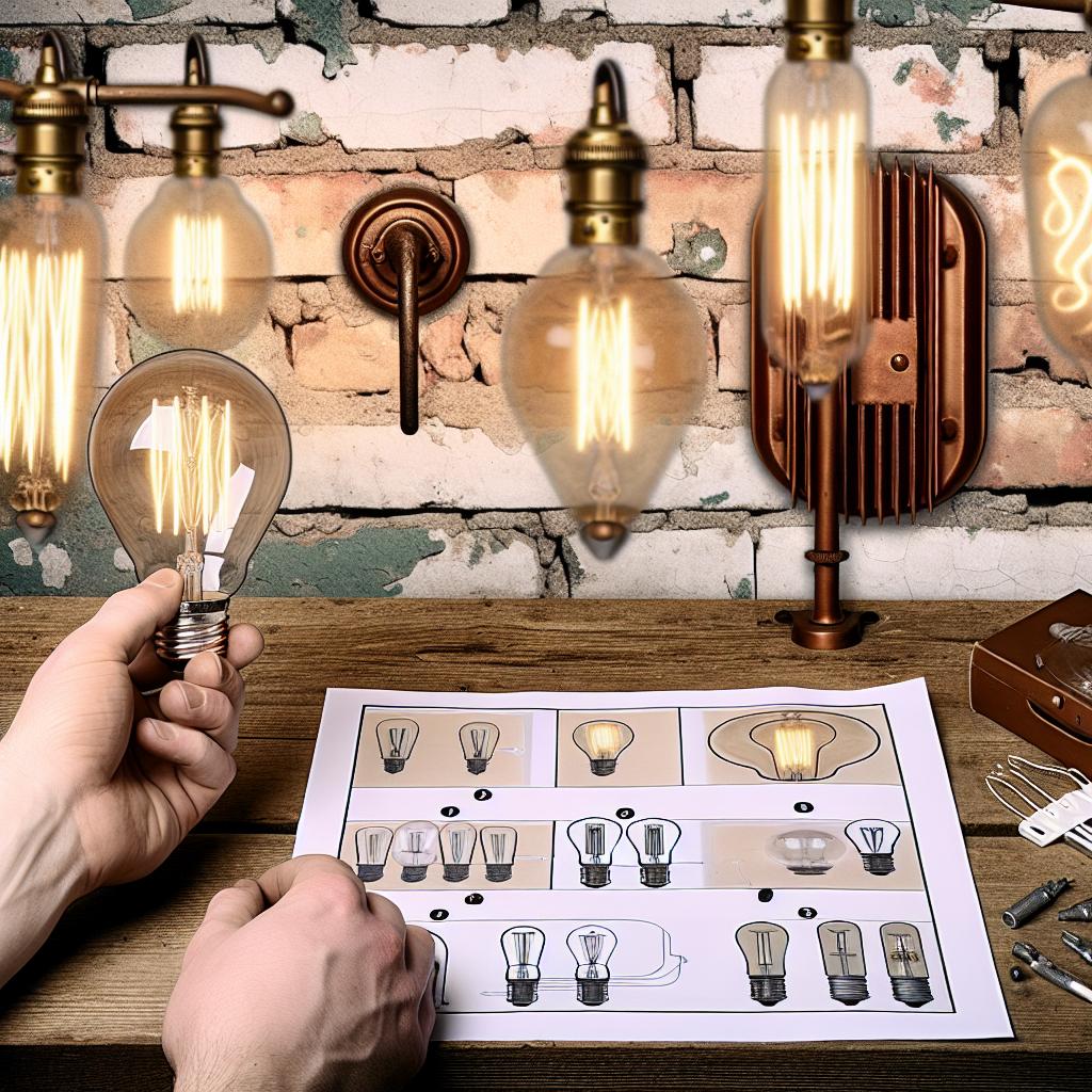 How to Use Edison Bulbs with Vintage Fixtures