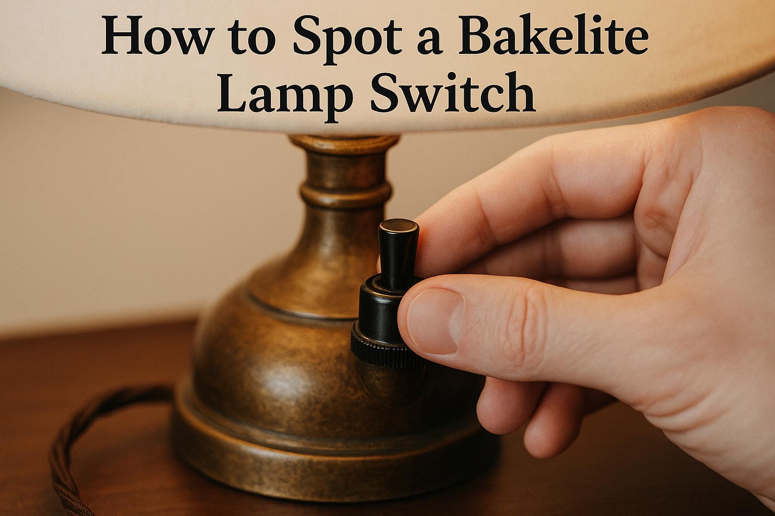 How to Spot a Bakelite Lamp Switch