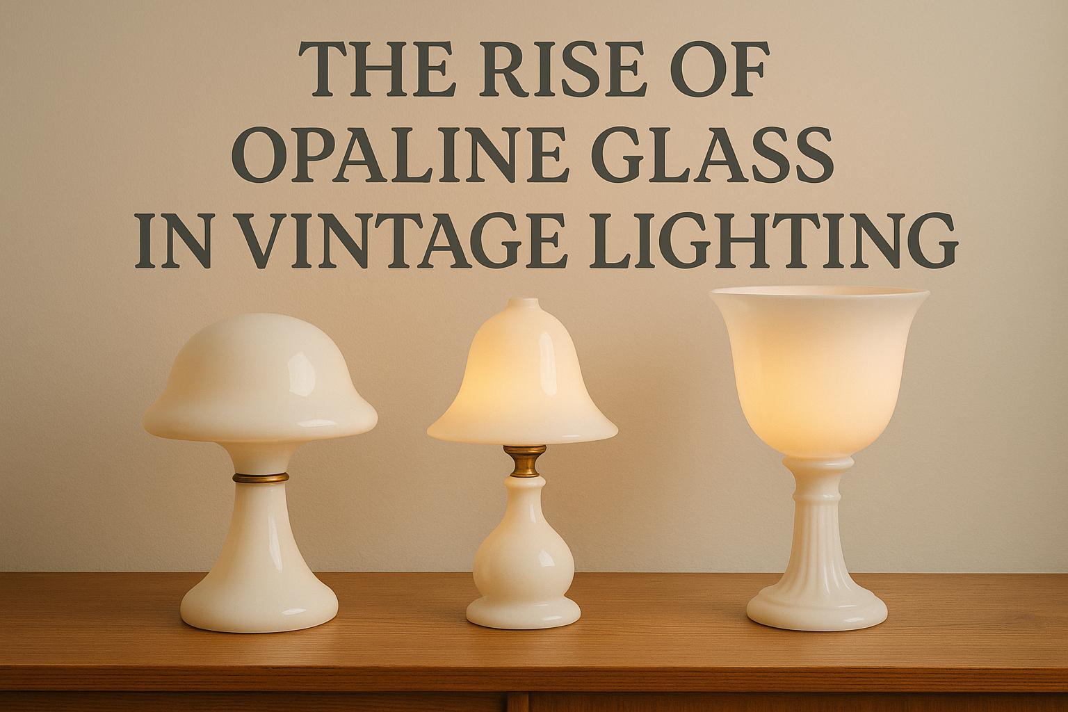 The Rise of Opaline Glass in Vintage Lighting