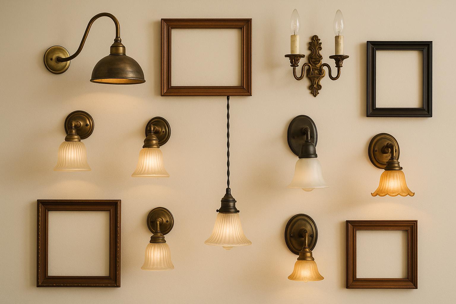 Creating a Vintage Lighting Gallery Wall
