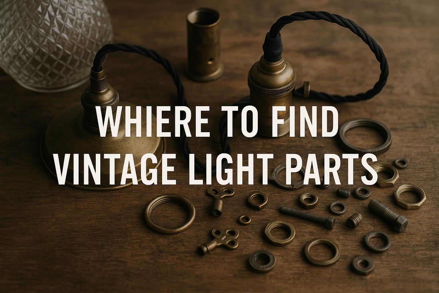 Where to Find Vintage Light Parts