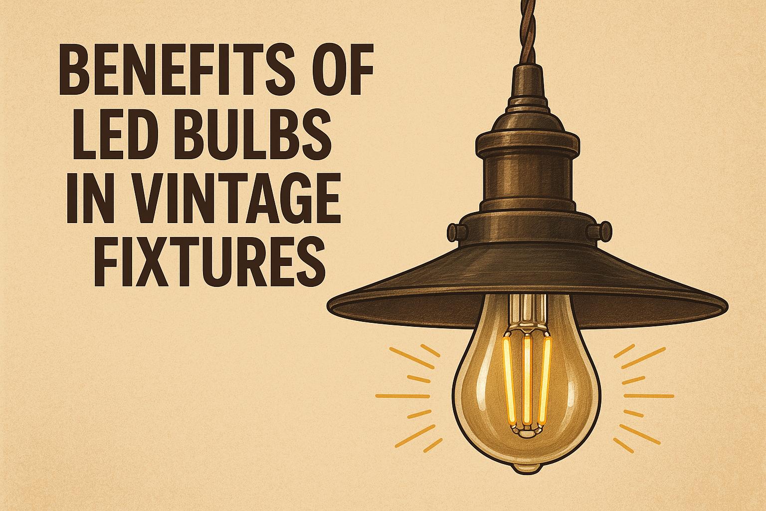 Benefits of LED Bulbs in Vintage Fixtures
