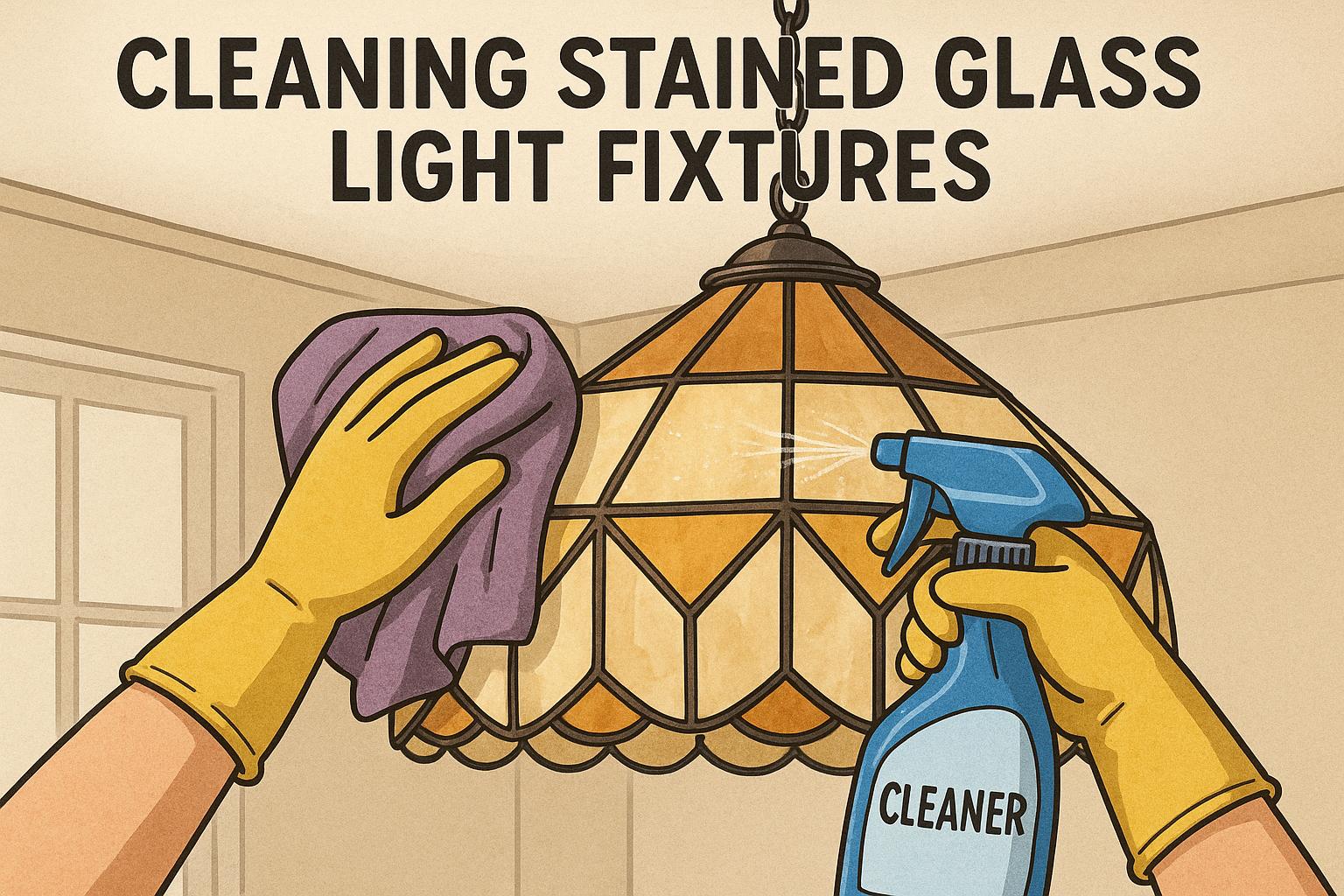 Cleaning Stained Glass Light Fixtures