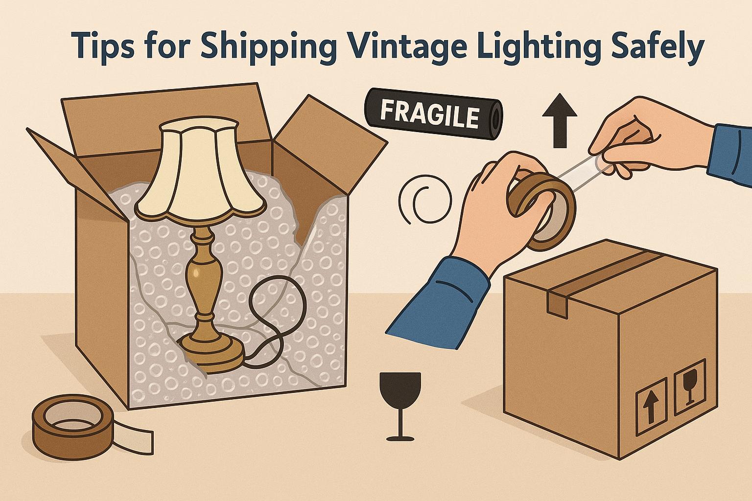 Tips for Shipping Vintage Lighting Safely