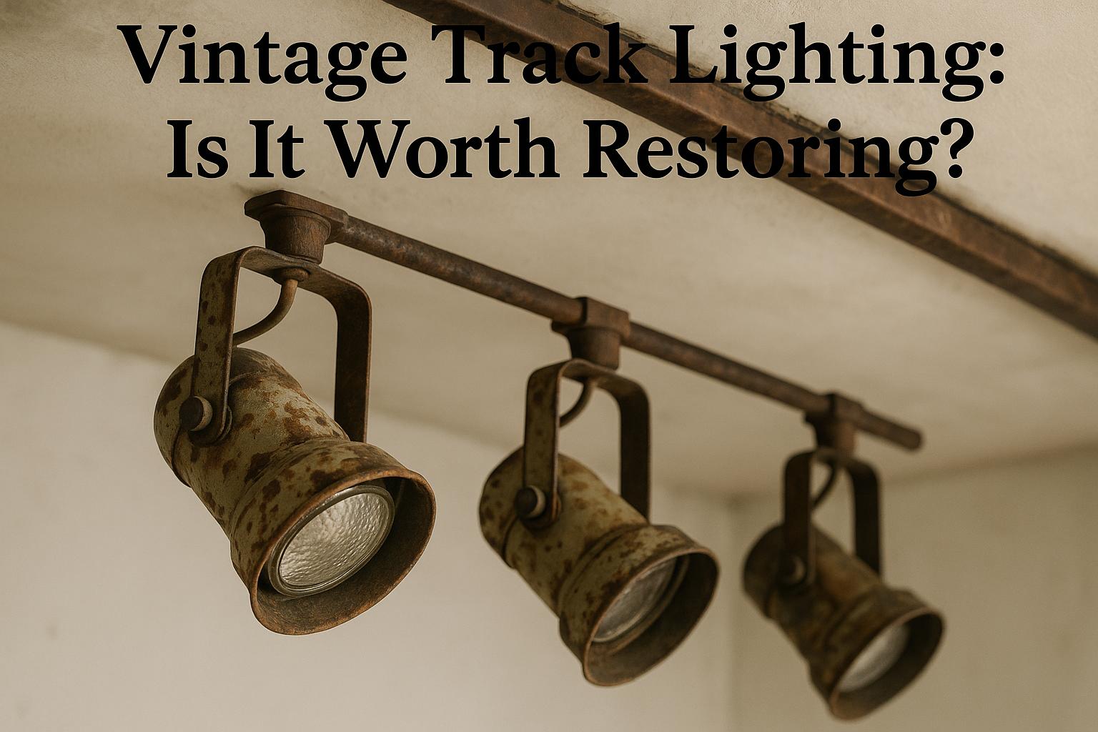 Vintage Track Lighting: Is It Worth Restoring?