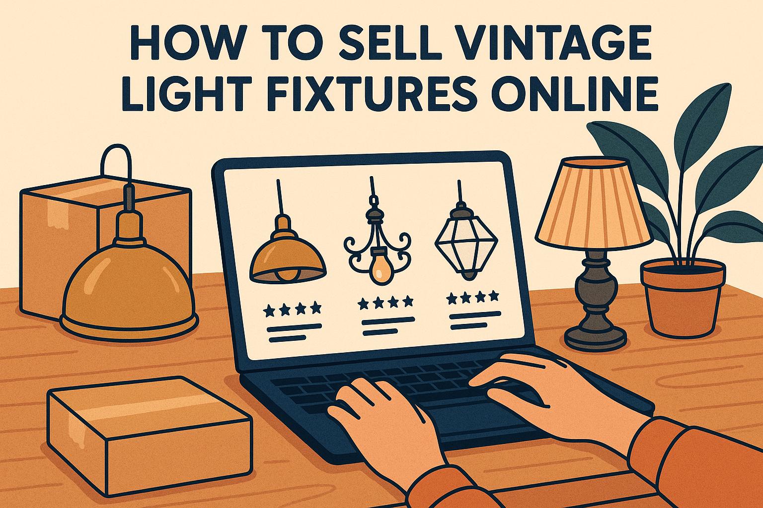 How to Sell Vintage Light Fixtures Online