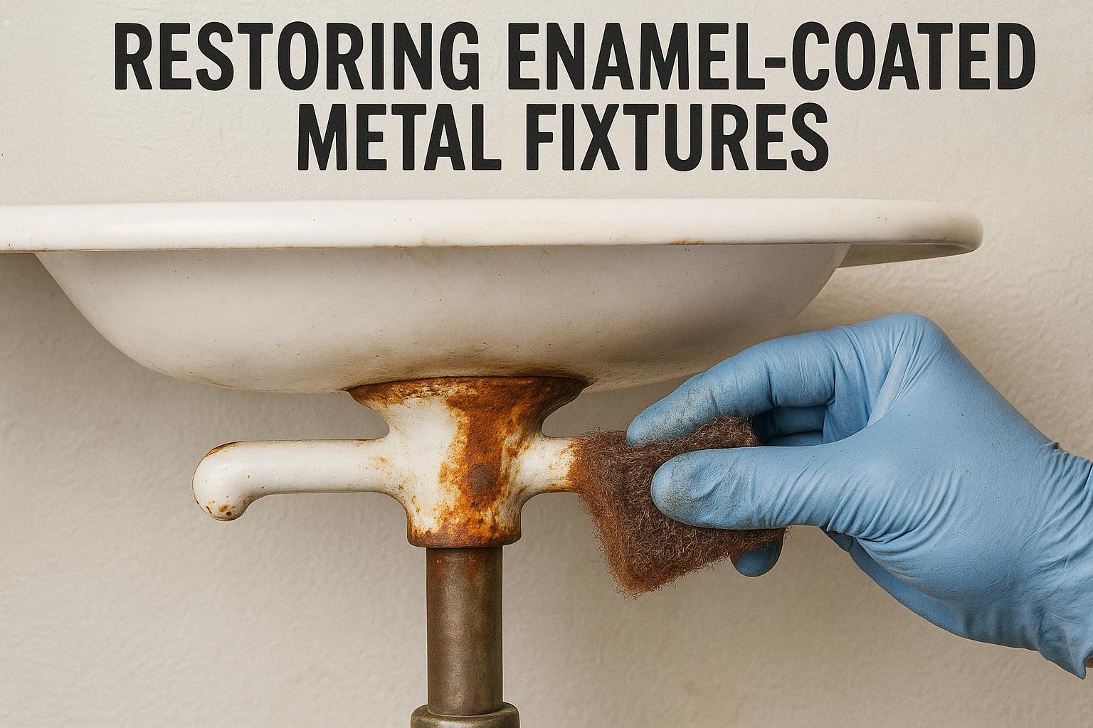 Restoring Enamel-Coated Metal Fixtures