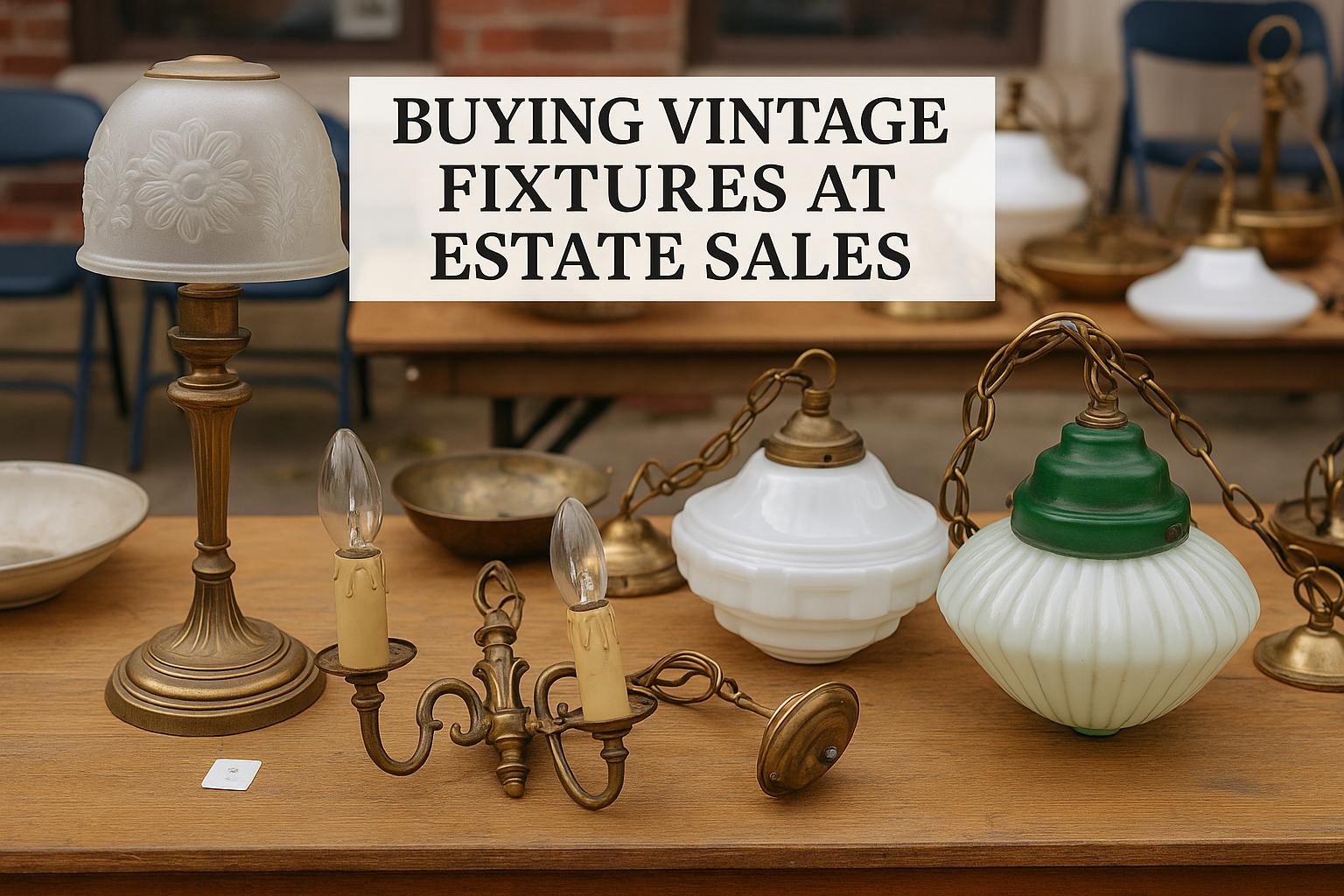 Buying Vintage Fixtures at Estate Sales